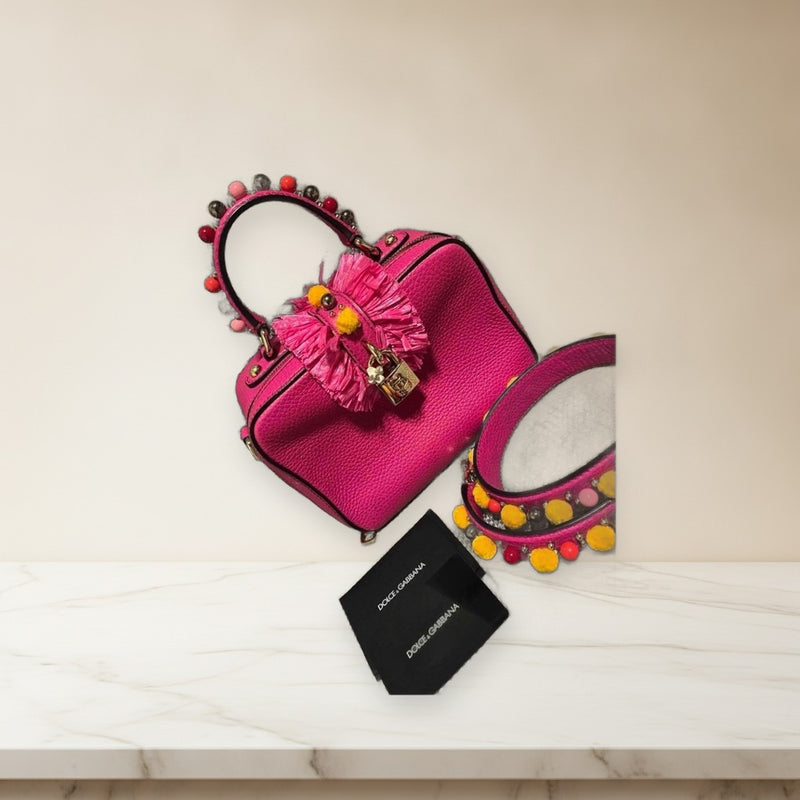 Dolce Gabbana Handbag Shoulder Bag Pink