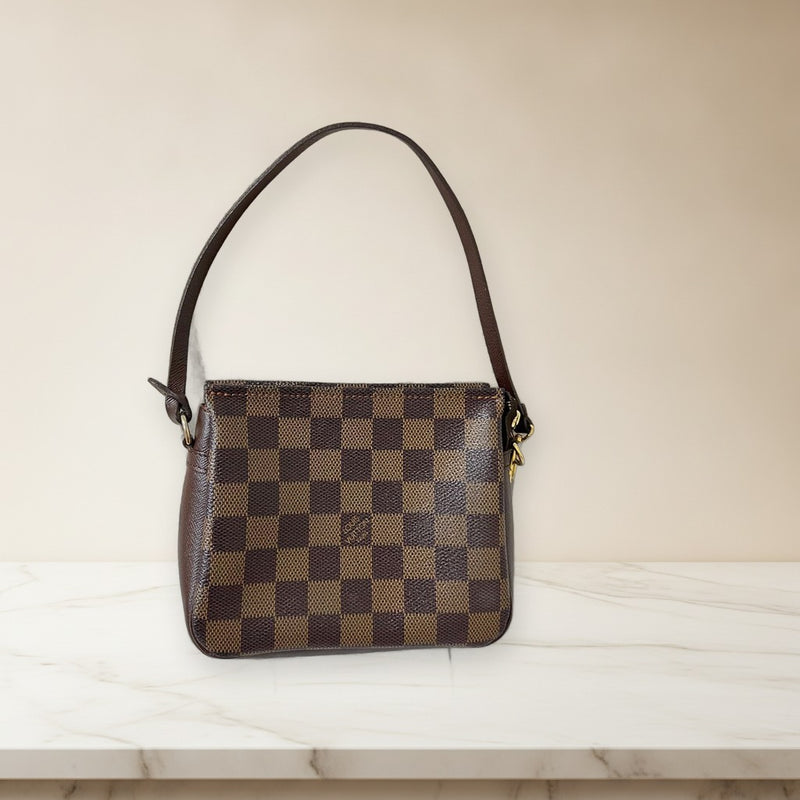 Louis Vuitton N51982 Toiletry Pouch Damier Ebene Canvas Brown Pvc