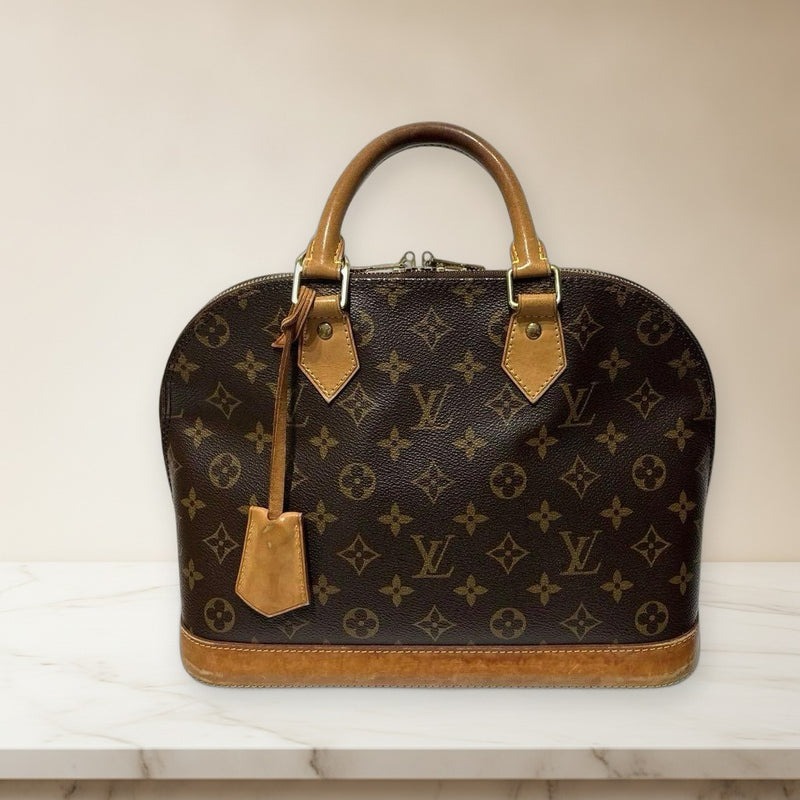 Louis Vuitton Monogram Alma Pm Handbag Leather Tote