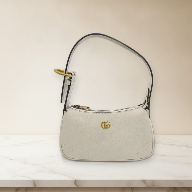 Gucci Aphrodite Gg Marmont 739076 498879 Handbag Leather Beige
