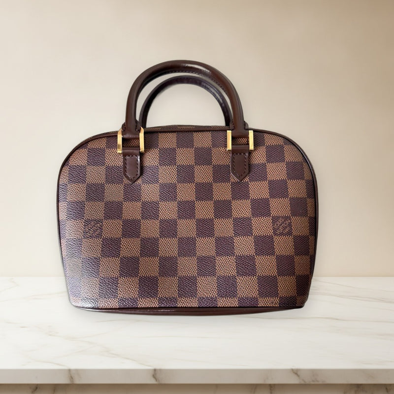 Louis Vuitton Damier Sanria Mini N51286 Handbag Leather Pvc