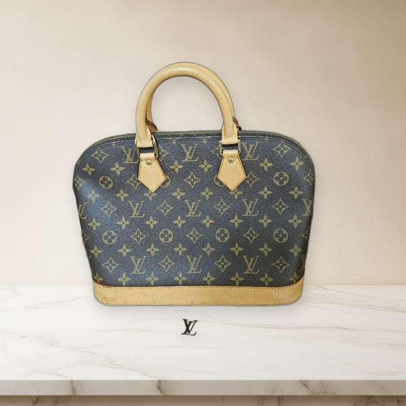 Louis Vuitton Alma Pm Handbag Monogram Canvas Brown