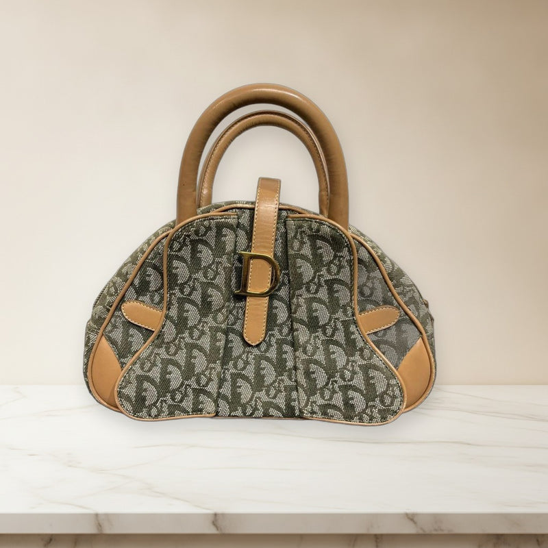 Christian Dior Trotter Double Saddle Bag Handbag Shoulder