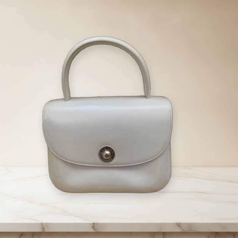 Celine Star Ball Shoulder Bag Leather White