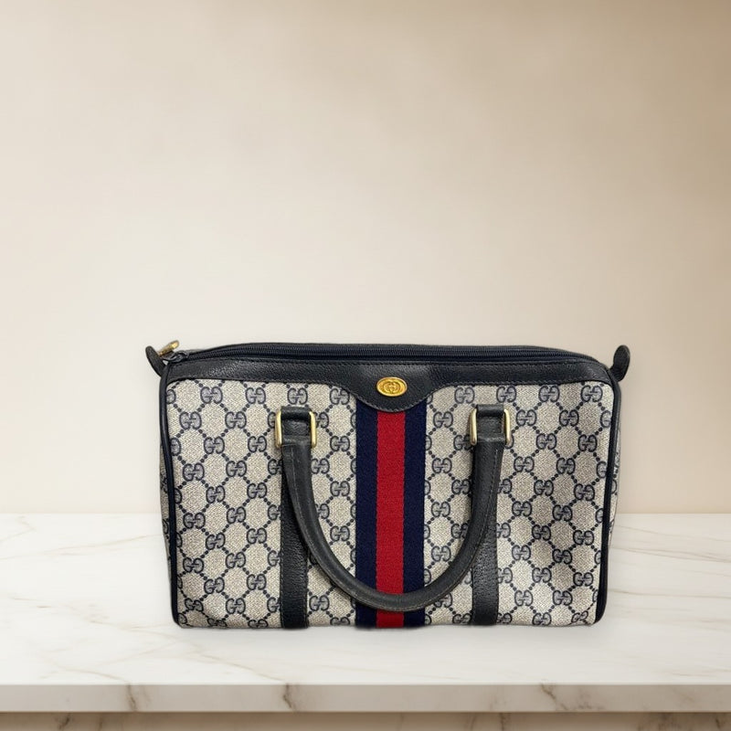 Old Gucci Handbag Shoulder Bag Leather