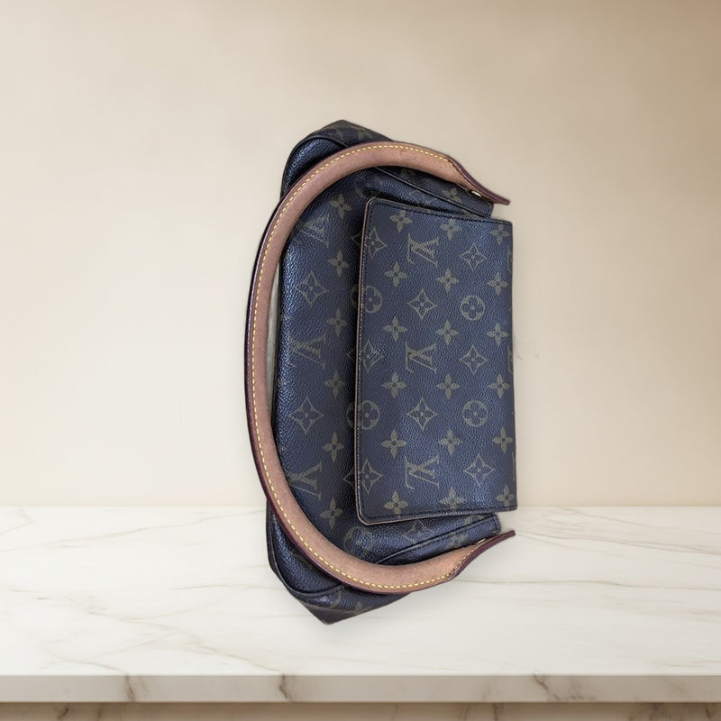 Louis Vuitton Monogram Handbag Brown Canvas