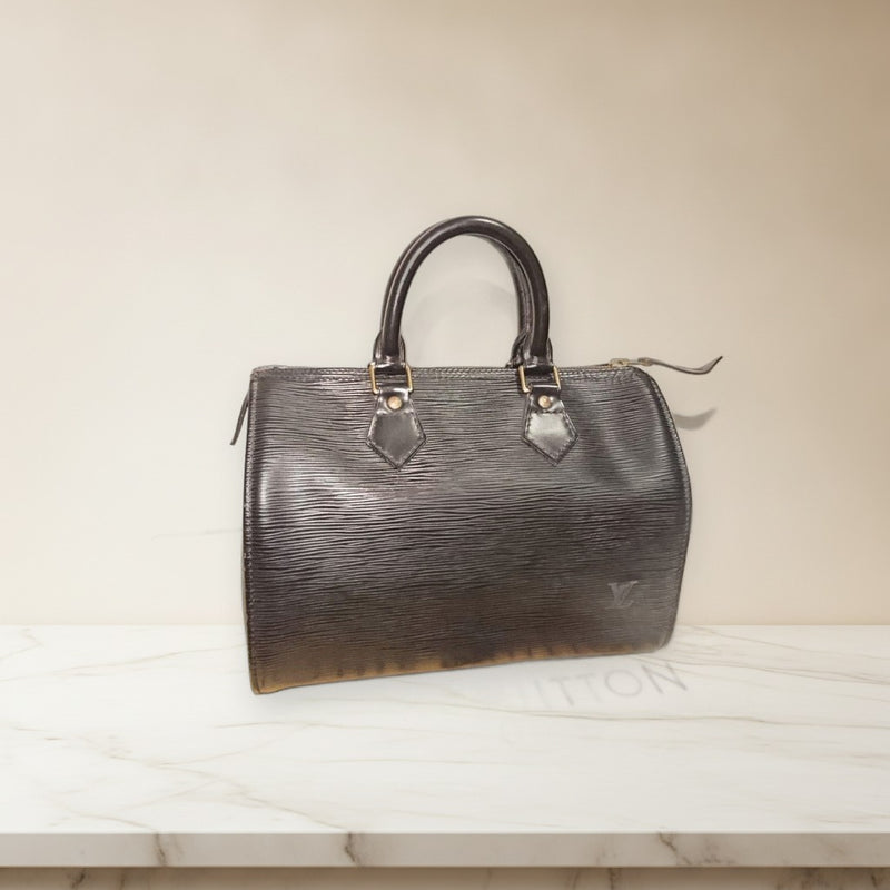 Louis Vuitton Epi Mini Boston VI0984 Handbag Leather Womens Purse