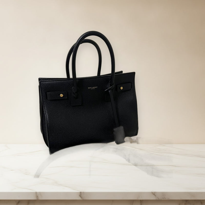 Saint Laurent Handbag Shoulder Bag Black Leather