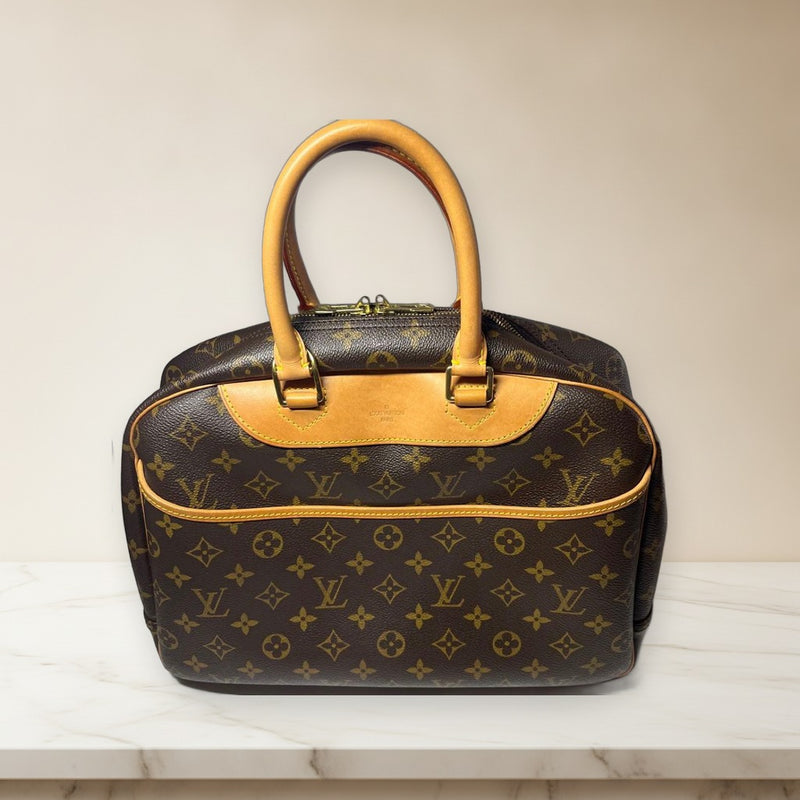 Louis Vuitton Monogram Trouville Handbag Leather