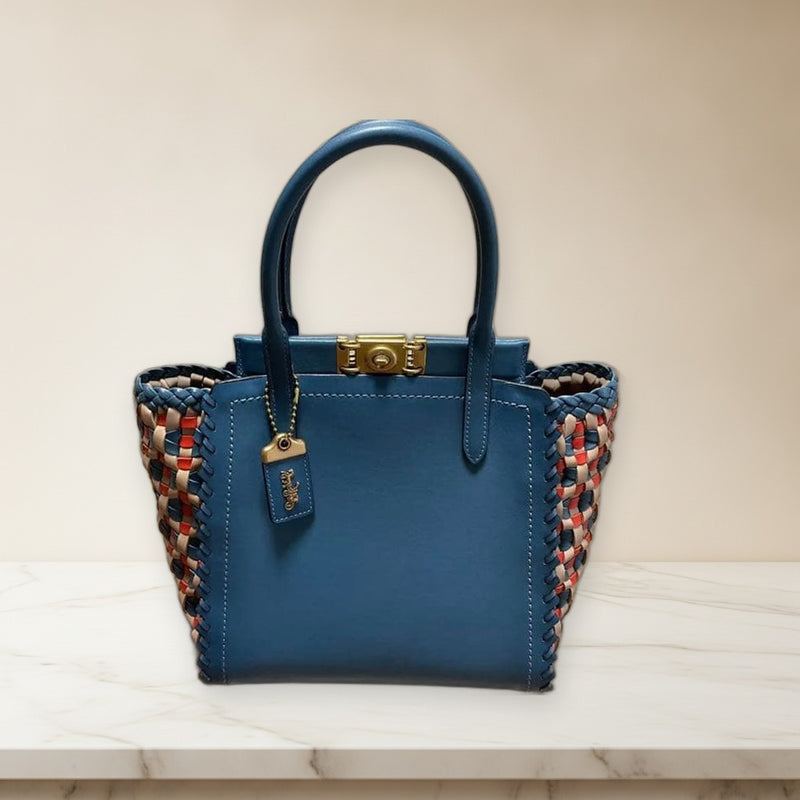 Coach Handbag Shoulder Bag Tote Leather Womens