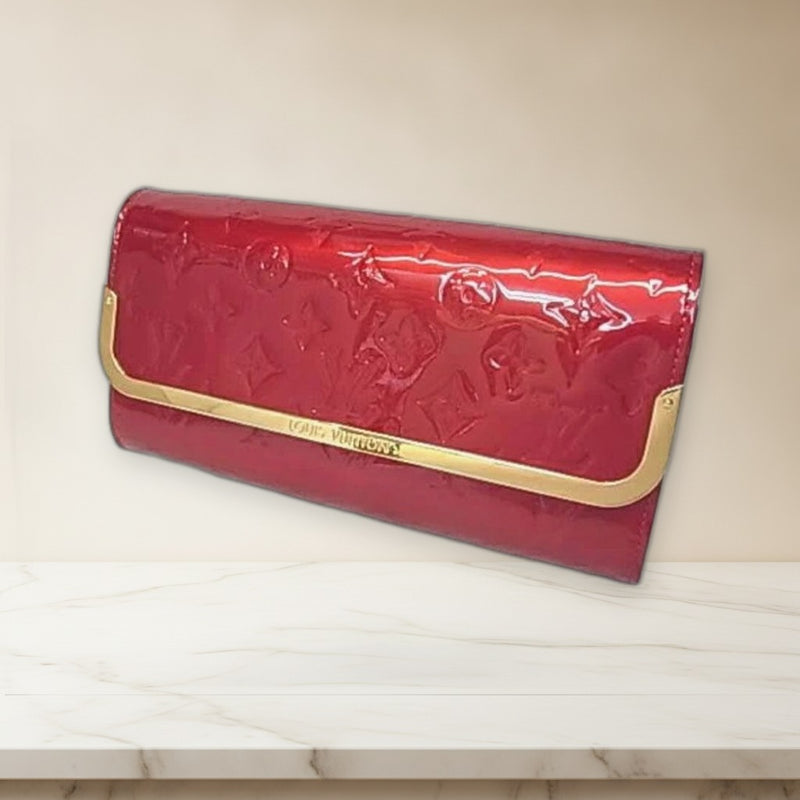 Louis Vuitton Rossmore M Mm M91550 Handbag Vernis Pomme Damour Red Leather