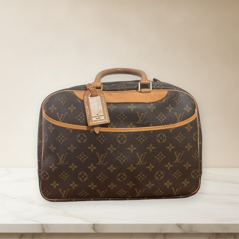Louis Vuitton Deauville Monogram Leather Handbag