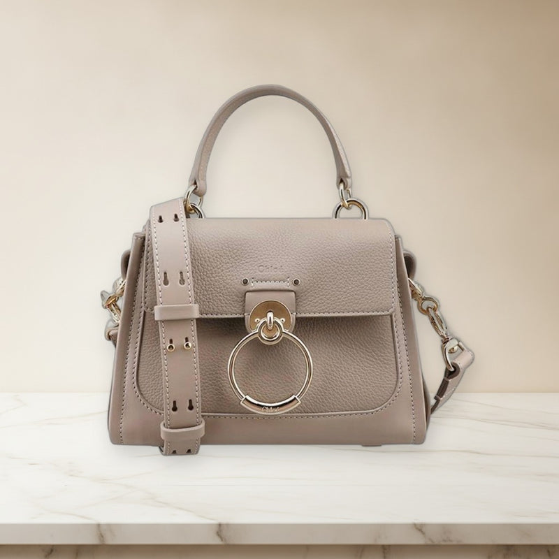 Chloe Tess Mini Day Bag Shoulder Handbag Leather Crossbody
