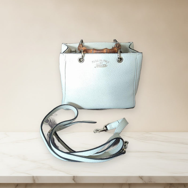 Gucci Bamboo Handbag Shoulder Bag Leather