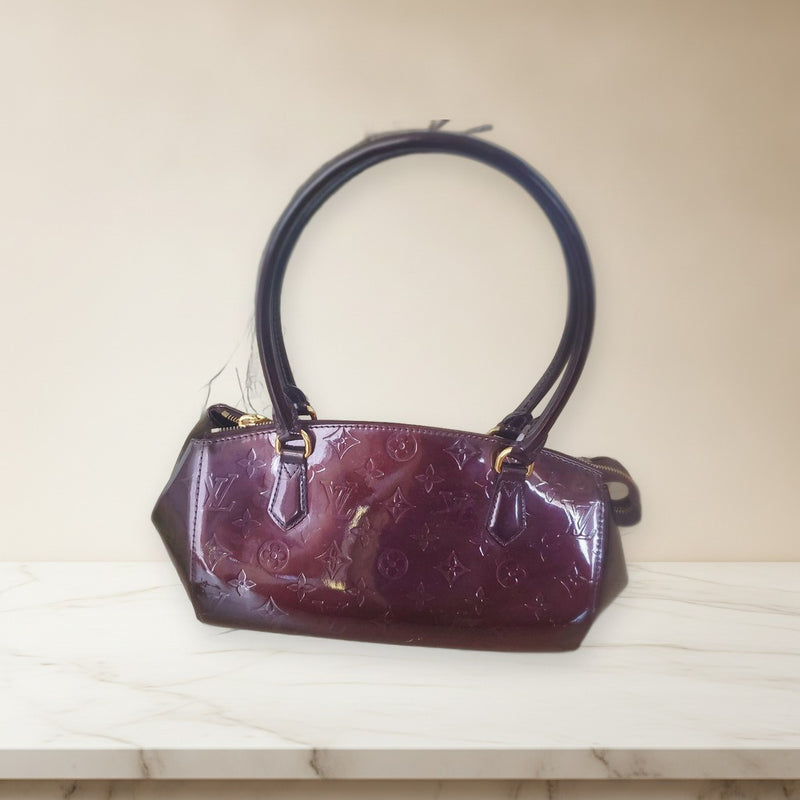 Louis Vuitton Vernis Sherwood Pm M91493 Shoulder Bag Handbag