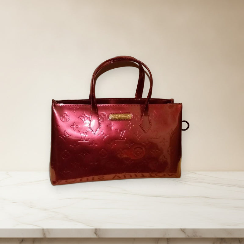Louis Vuitton Vernis Amarante Handbag Shoulder Bag