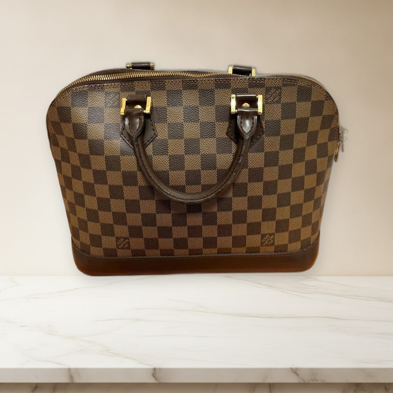Louis Vuitton Handbag Brown Leather