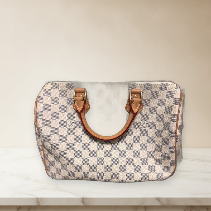 Louis Vuitton Damier Canvas Handbag White