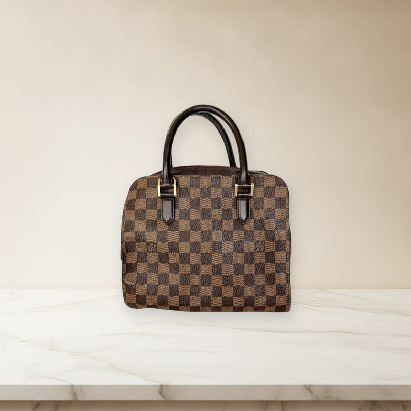 Louis Vuitton Triana N51155 Handbag Damier Canvas Ebene Brown