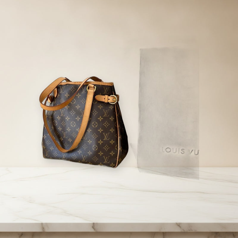 Louis Vuitton Monogram Batignolles Tote Bag Canvas