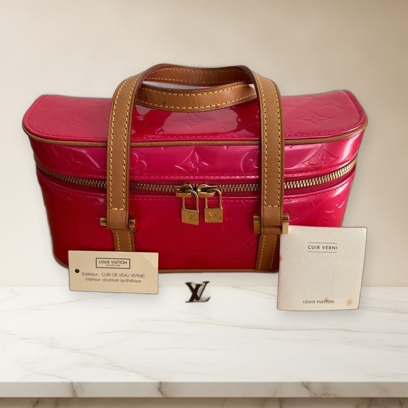 Louis Vuitton Sullivan Horizontal Pm M91269 Handbag Vernis Pink