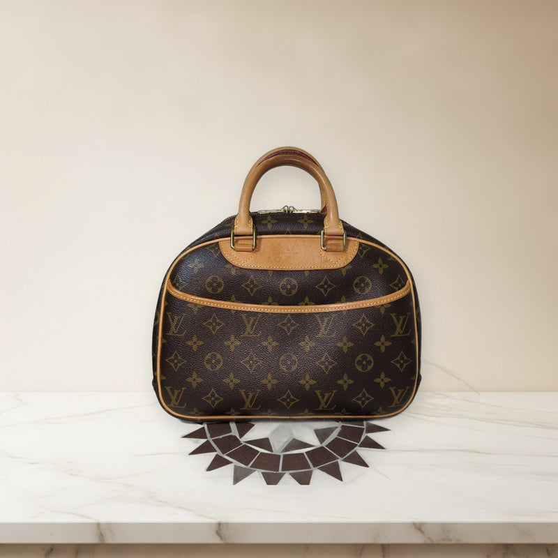 Louis Vuitton Monogram Trouville M42228 Handbag Leather