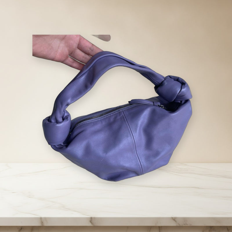 Bottega Veneta Double Knot Mini Bag Handbag Purple