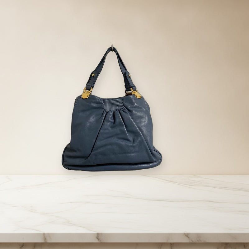 Miu Miu Handbag Tote Shoulder Bag Blue