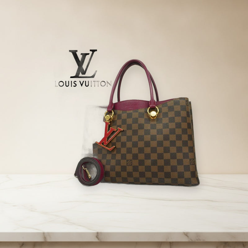 Louis Vuitton Lv Riverside N40052 2-Way Shoulder Handbag Damier Leather Liduvin