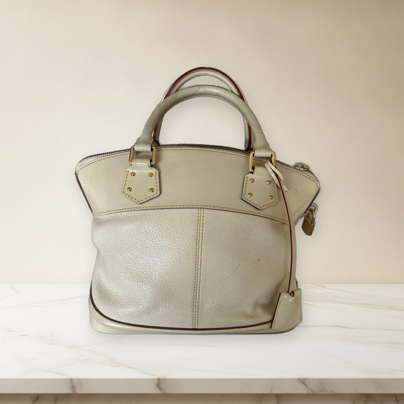 Louis Vuitton Suhali Lockit Pm Handbag Tote Bag Leather