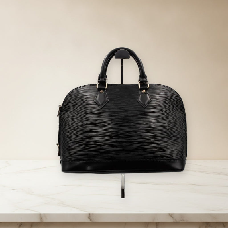 Louis Vuitton Alma Pm M52142 Handbag Epi Leather Noir Black