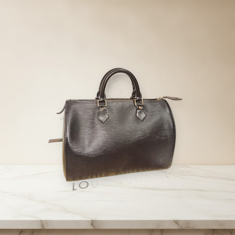Louis Vuitton Epi Mini Boston VI0994 Handbag Leather Womens