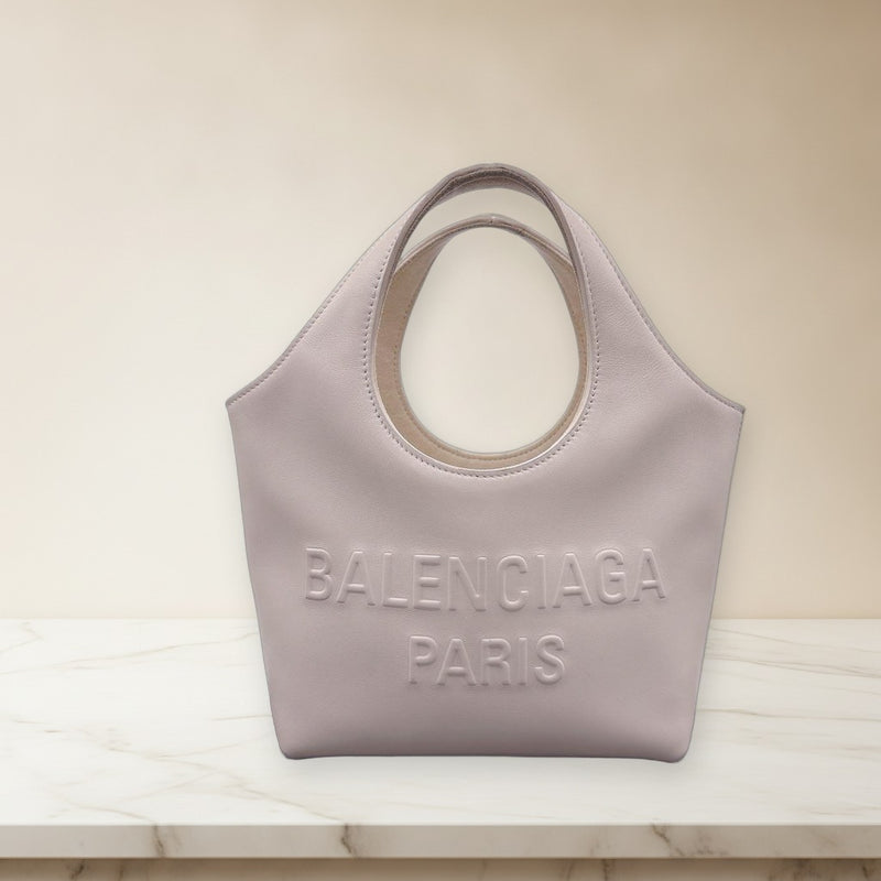Balenciaga Mary-kate Xs 747036 Handbag Cream Beige Leather