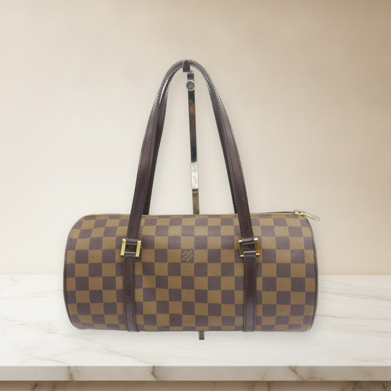 Louis Vuitton Papillon 30 Damier N51303 Shoulder Bag Canvas Leather
