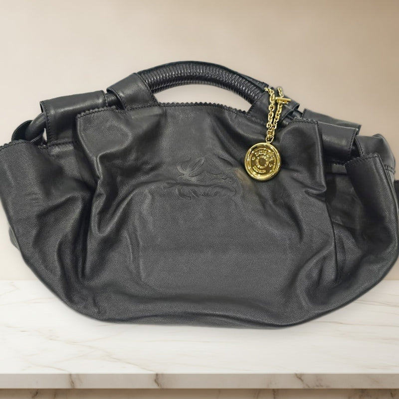 Loewe Nappa Aire Handbag Tote Black Leather