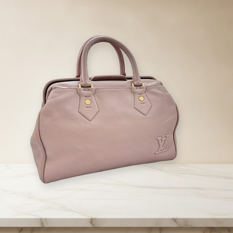 Louis Vuitton Cuir Cinema Intrigue FO4100 Handbag Leather Pink