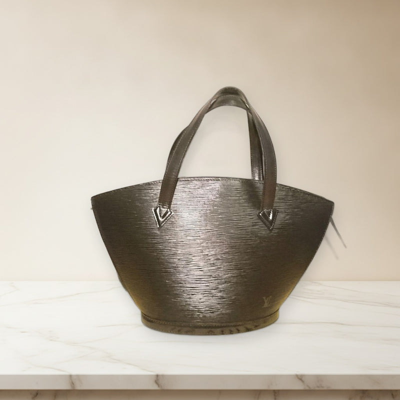 Vi 0914 Tote Bag Shoulder Handbag Canvas Suede