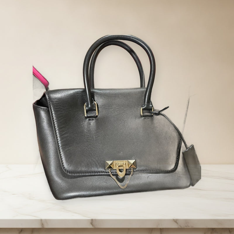 Valentino Rockstud 2 Way Handbag Shoulder Bag Leather Crossbody