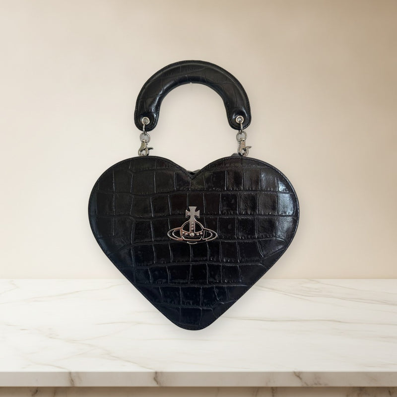 Vivienne Westwood Heart Shoulder Bag Handbag Red
