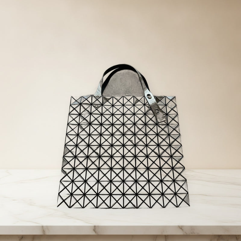 Bao Bao Issey Miyake Platinum Tote Bag Silver Handbag