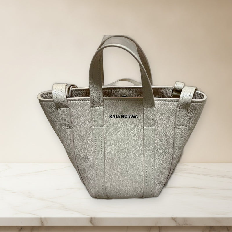 Balenciaga Handbag Shoulder Bag Leather Beige