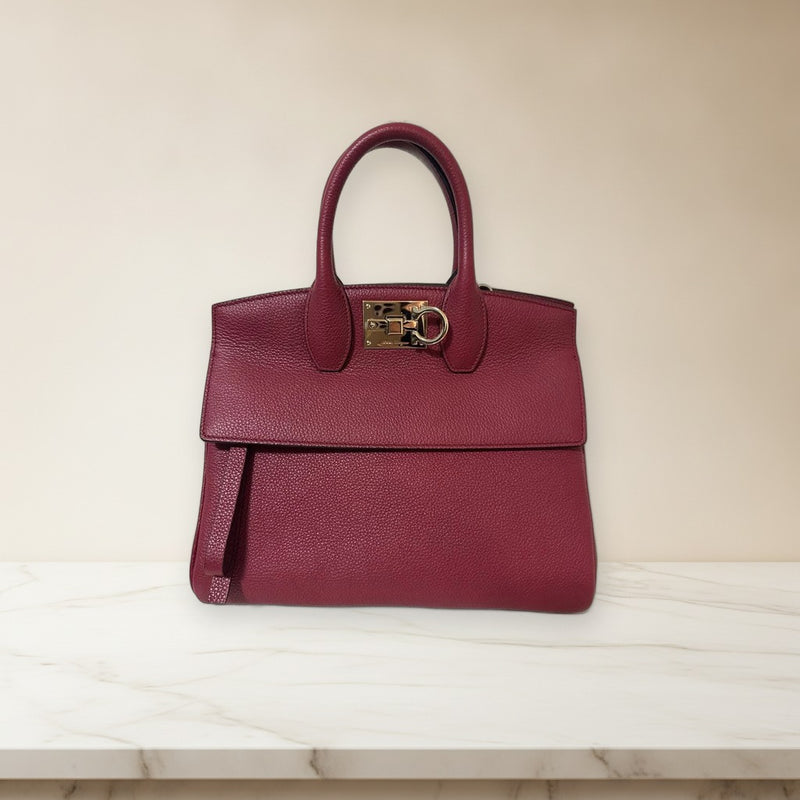 Handbag Shoulder Bag Black Leather