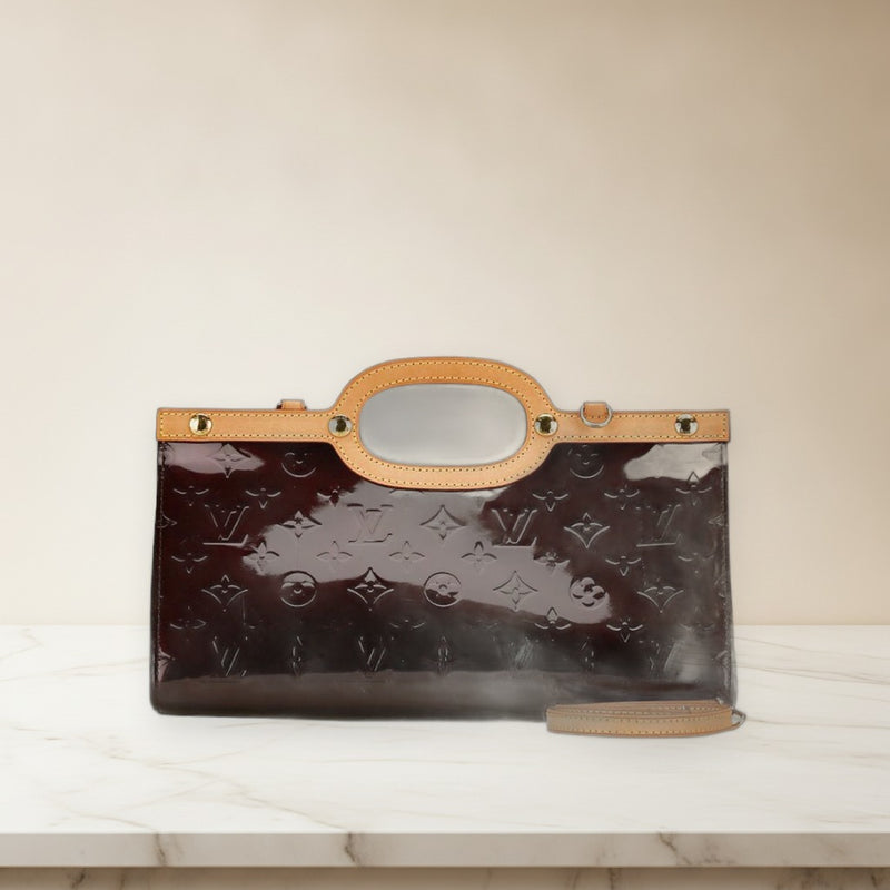 Louis Vuitton Roxbury Drive M91995 Handbag Vernis Enamel Shoulder Bag
