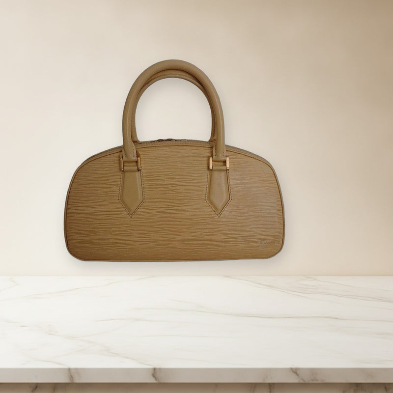 Louis Vuitton Epi Jasmin Handbag Leather Cream Vanilla Gold Hardware