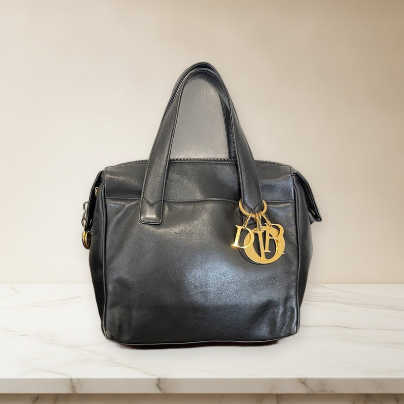 Dior Black Leather Handbag