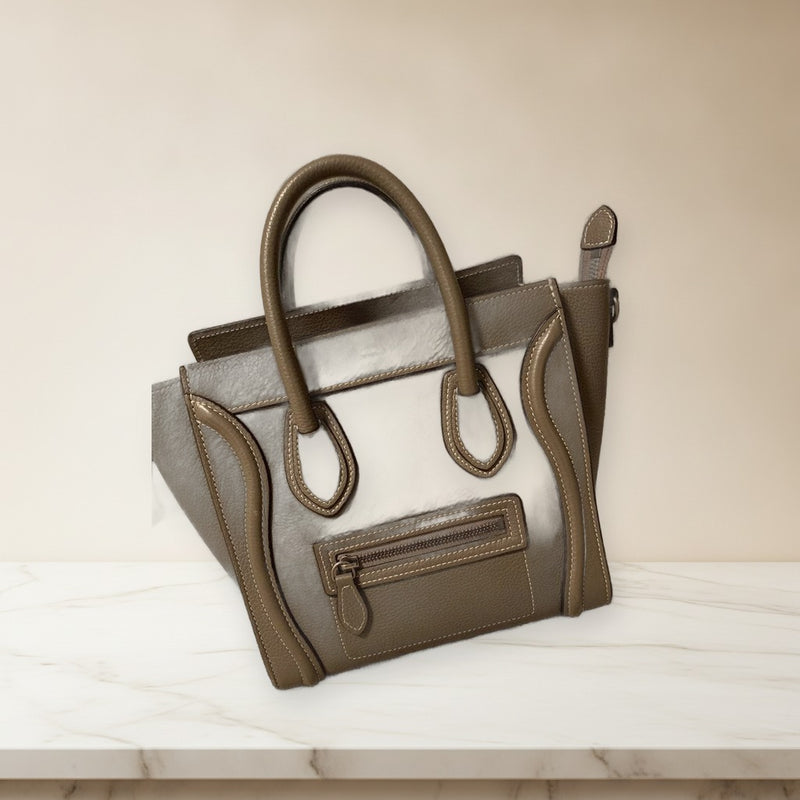 Celine Luggage Nano Handbag