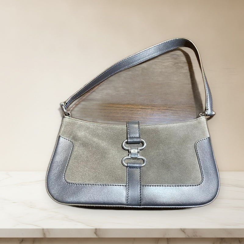 Celine Suede Leather Handbag Accessory Pouch