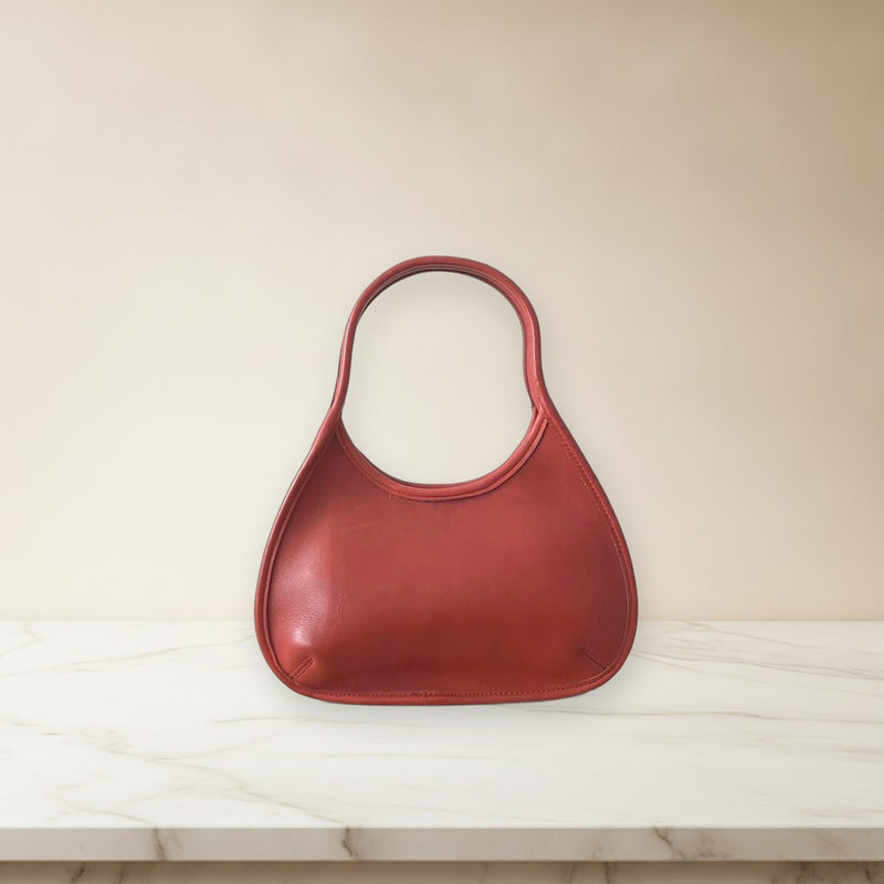 Coach Ergo Mini Crossbody Shoulder Bag Leather Red