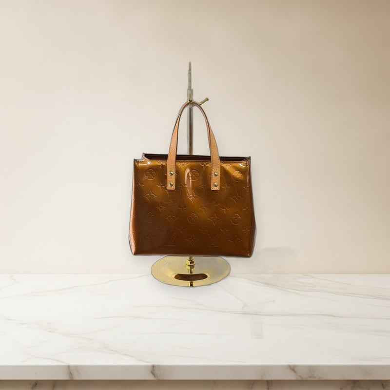 Monogram Cabas Ambre Pm Handbag Pvc Vinyl Gold