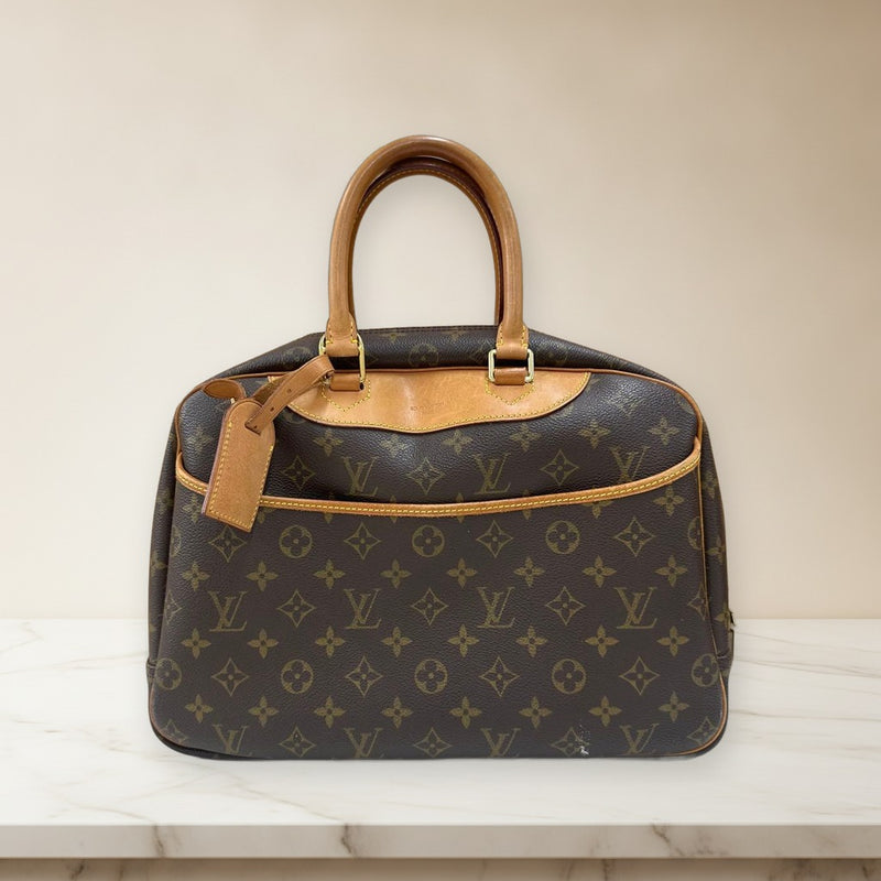 Louis Vuitton Monogram Deauville M47270 Handbag Tote Bag